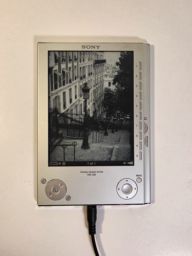 Sony reader prs 505 silver - silver, 6"