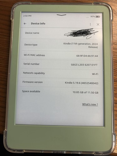 Amazon kindle 11th gen 2024 - amazon,