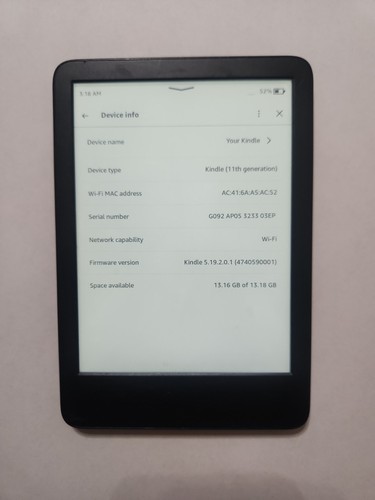 Amazon kindle basic - kindle, (11th