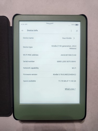 Amazon kindle 11th gen - kindle,