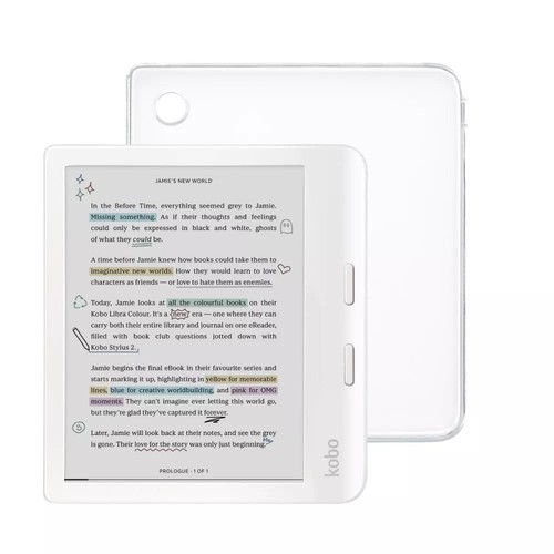 Kobo libra colour n428 white - white, 7