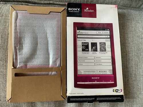 Sony reader prs - sony, red