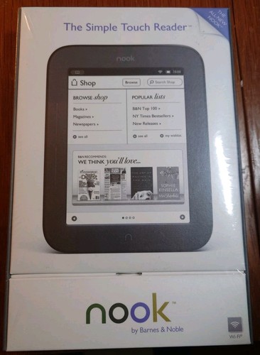 Sealed barnes noble nook - &,